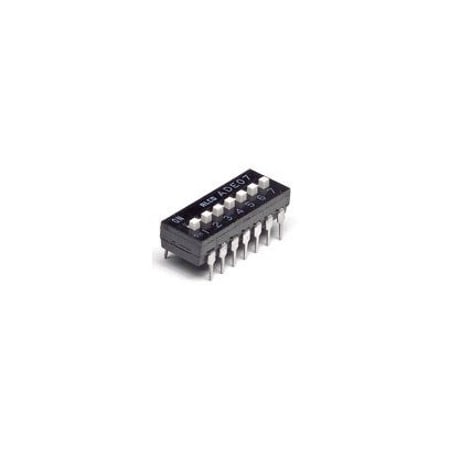 Alcoswitch ADE0704=DIP SWITCH EXT THRU/HL ADE0704